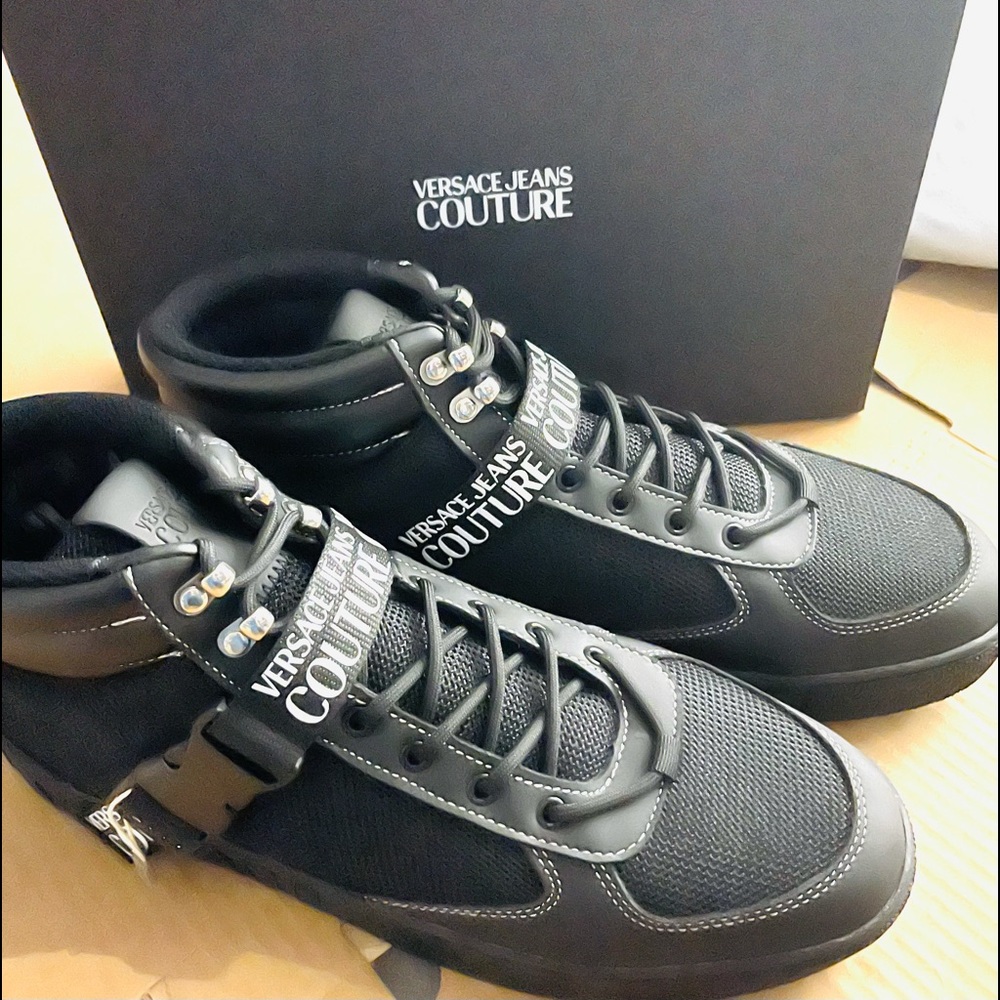 Black Versace shoes